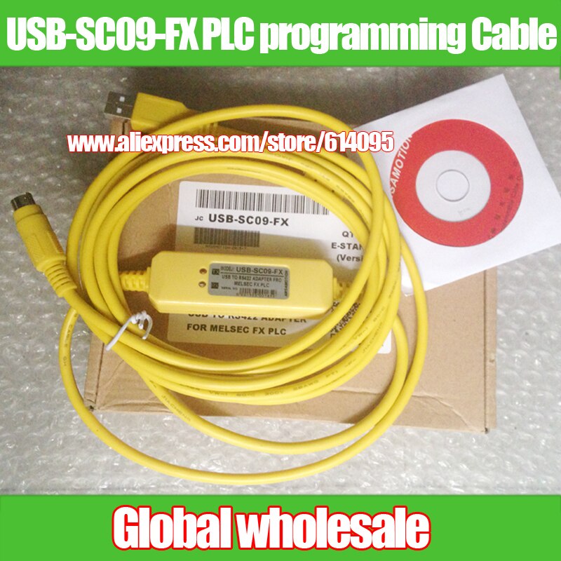 1pcs USB-SC09-FX PLC  α׷ ̺ ̾..